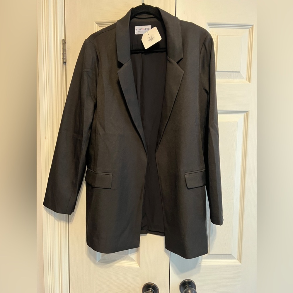 Oversized Black Blazer. Size Large